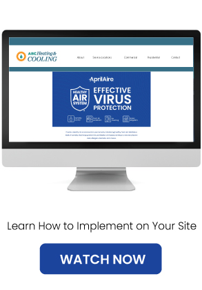 How To Put AprilAire Content on Your Website